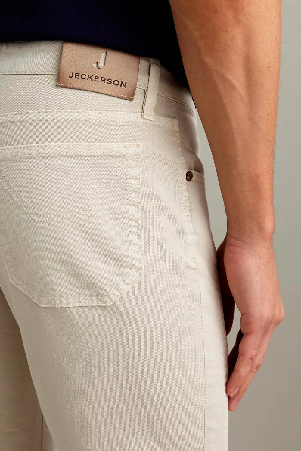 Jeckerson James Toppa Skinny Hose hellbeige