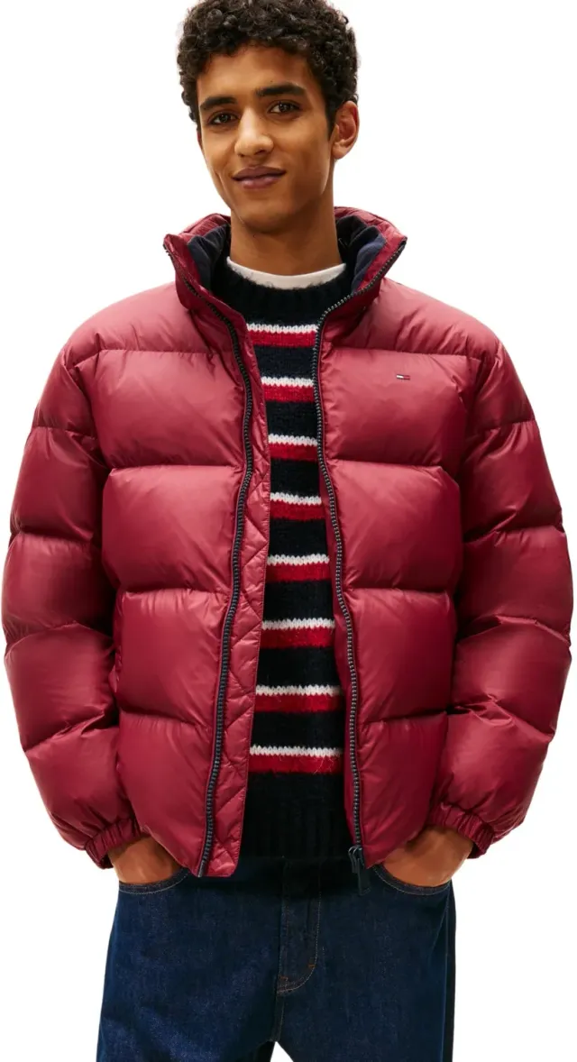 Tommy Jeans Pufferjacke Winter Herren blau Dark Night Navy