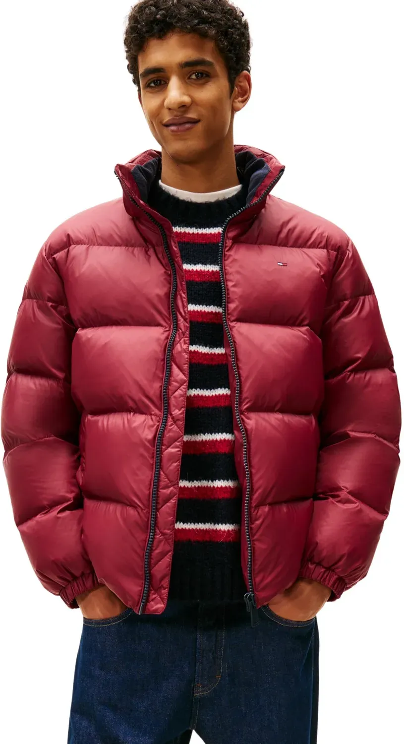 Tommy Jeans Pufferjacke Winter Herren blau Dark Night Navy