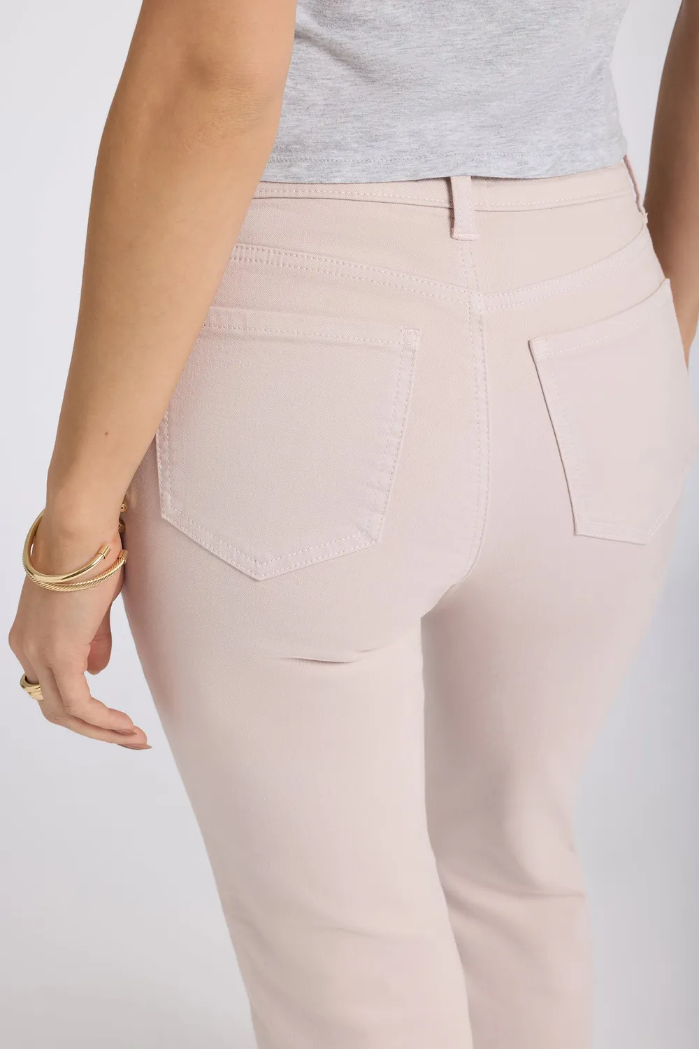 NYDJ Marilyn Straight Ankle Jeans Rock Flower Rosa