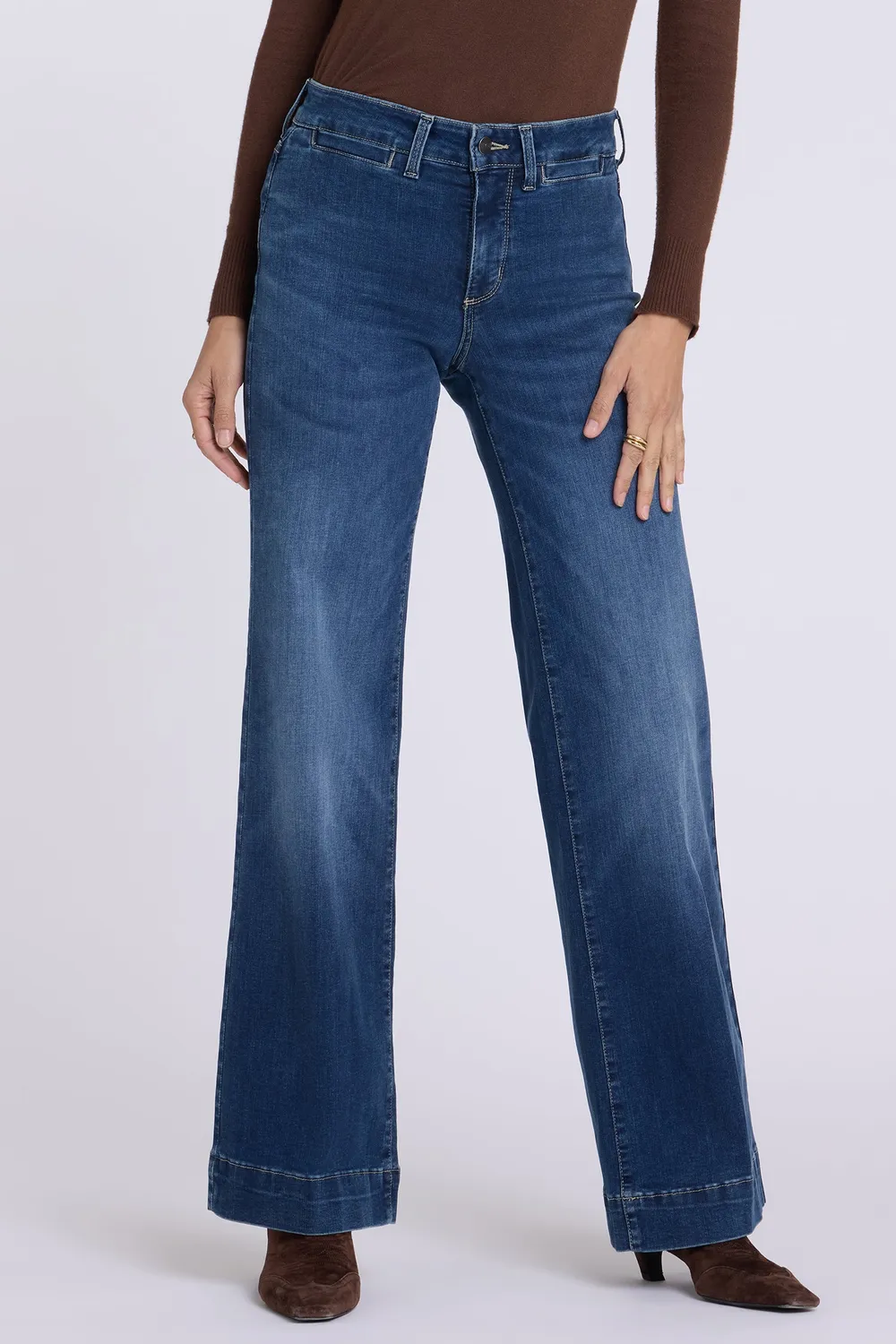 NYDJ Teresa Trouser Jeans Jordan weites Bein