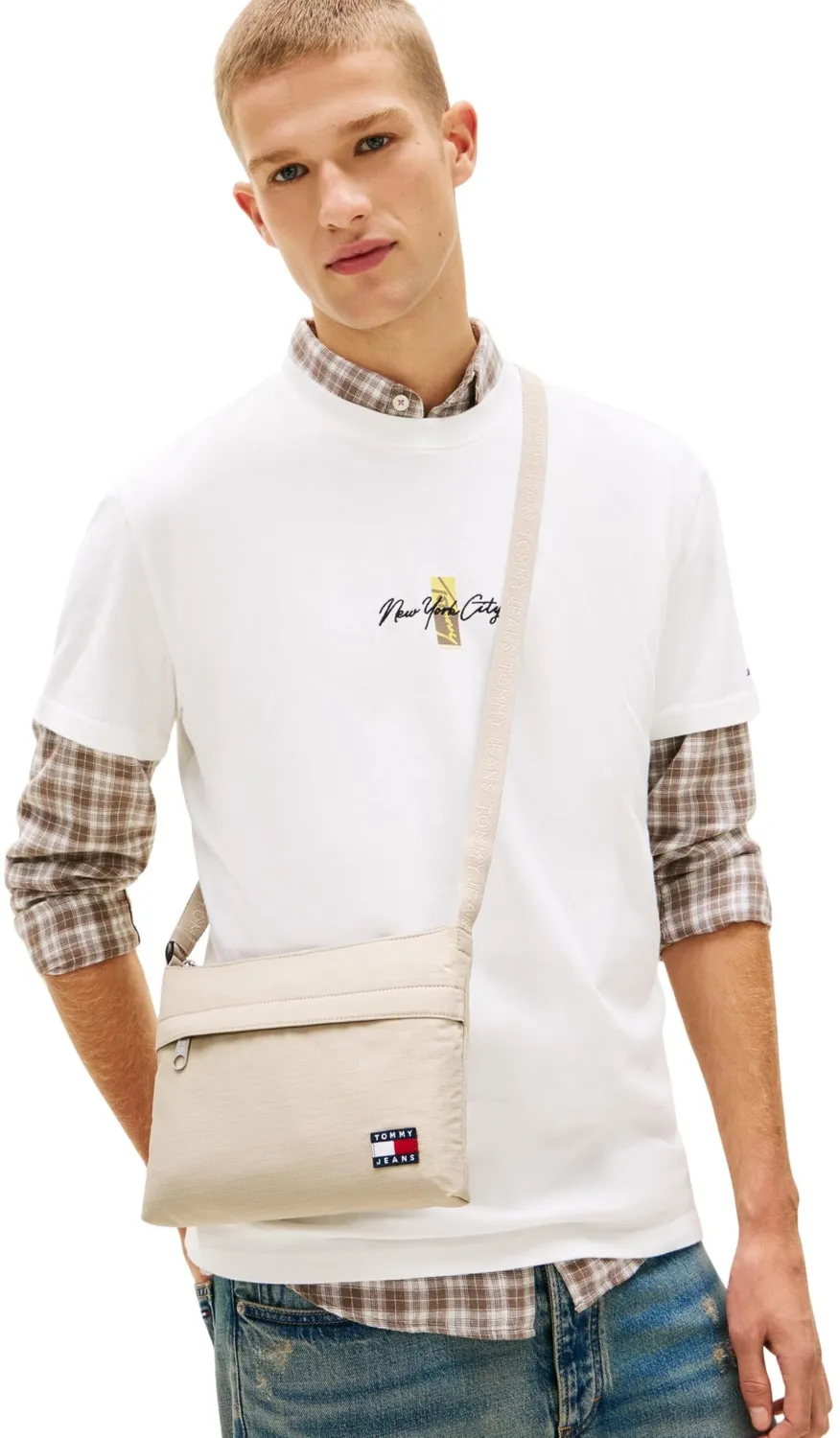 Tommy Jeans Daily AM0AM14213 Sacoche Stone