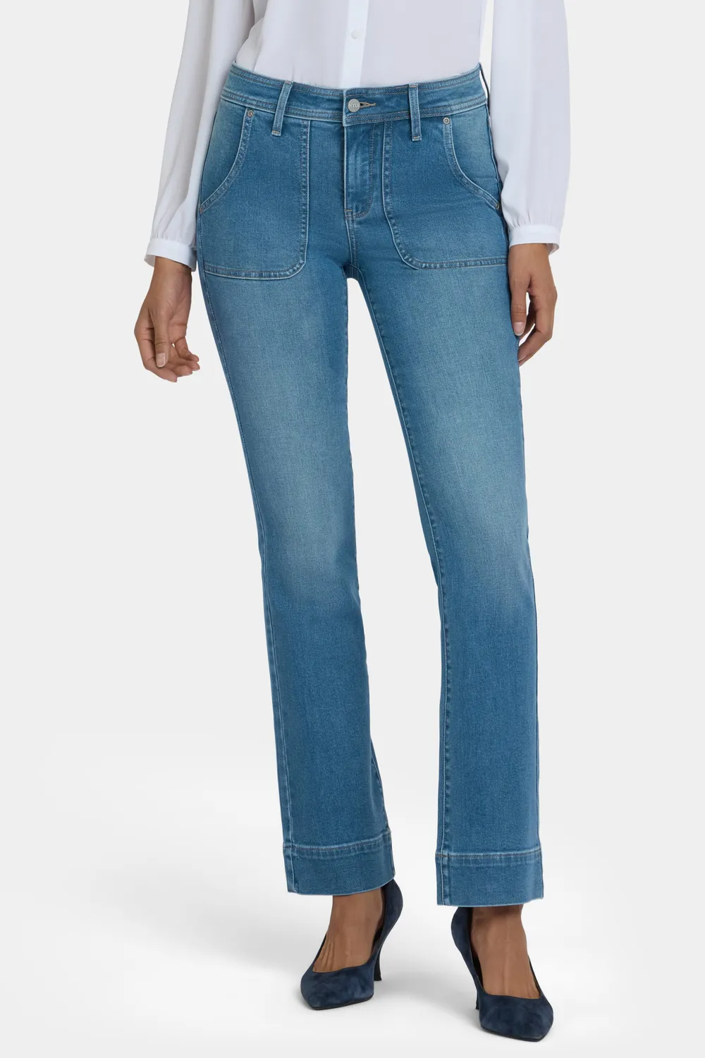 NYDJ Barbara Bootcut Jeans Avenue Blue bootcut