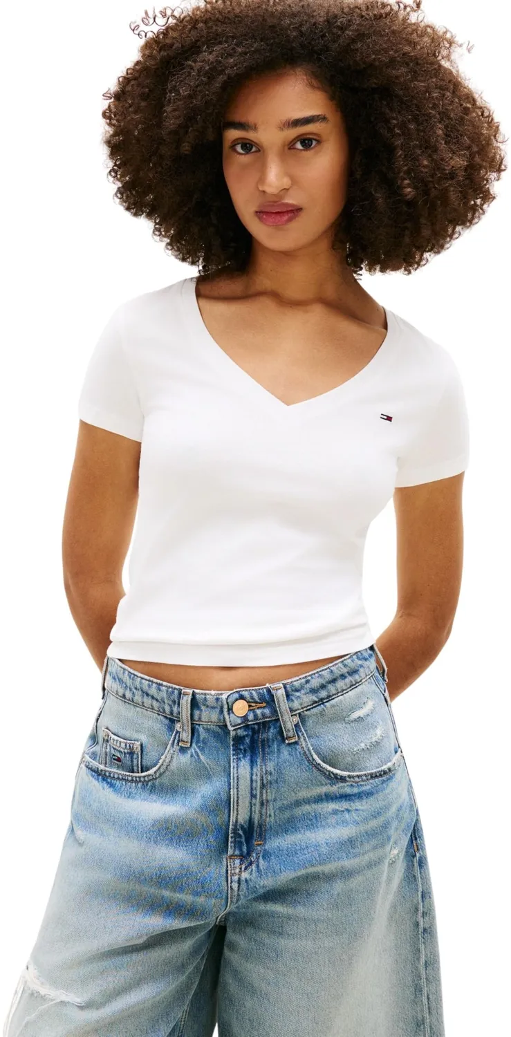 Tommy Jeans TJW 3pack V-Neck Tee T-Shirt L 3er Pack Baumwolle