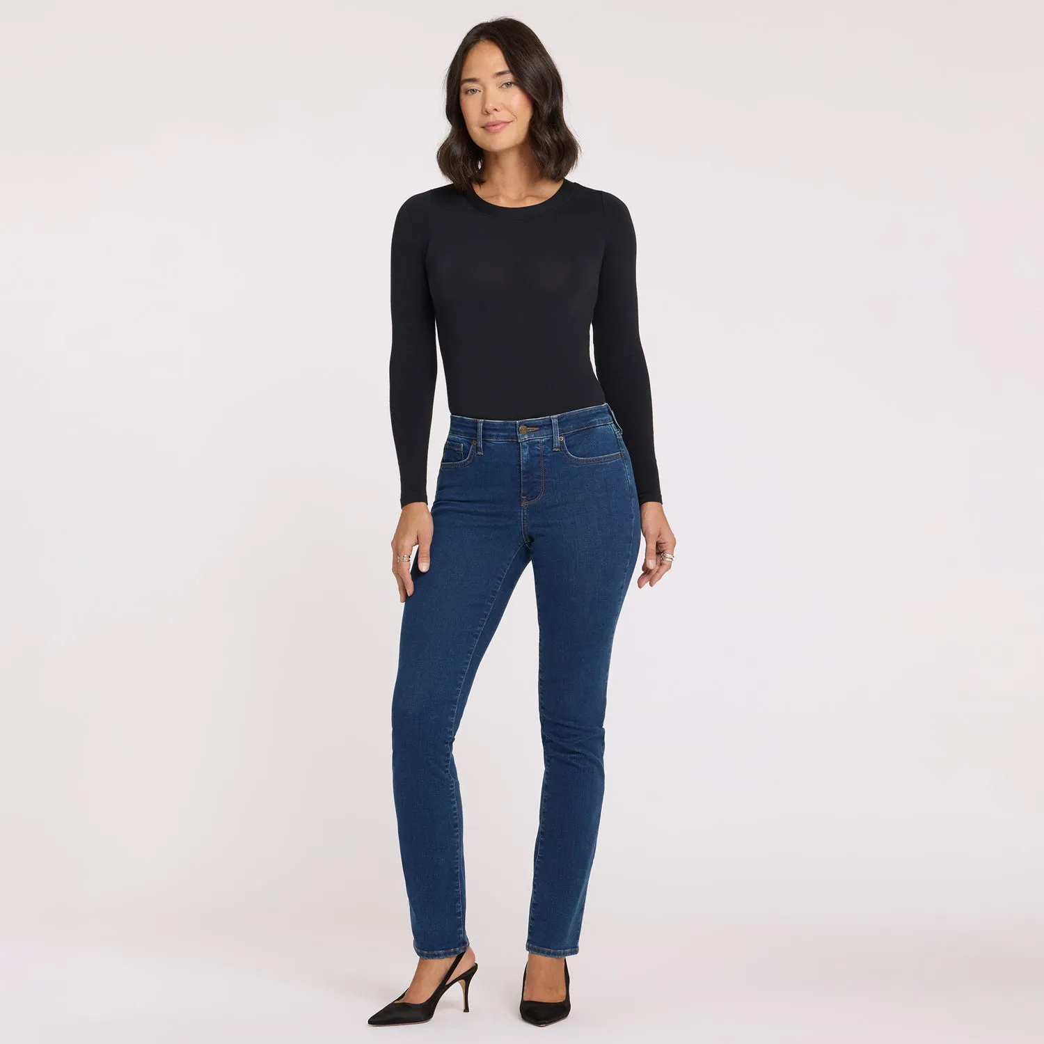 NYDJ Sheri Slim Jeans Quinn Slim blau