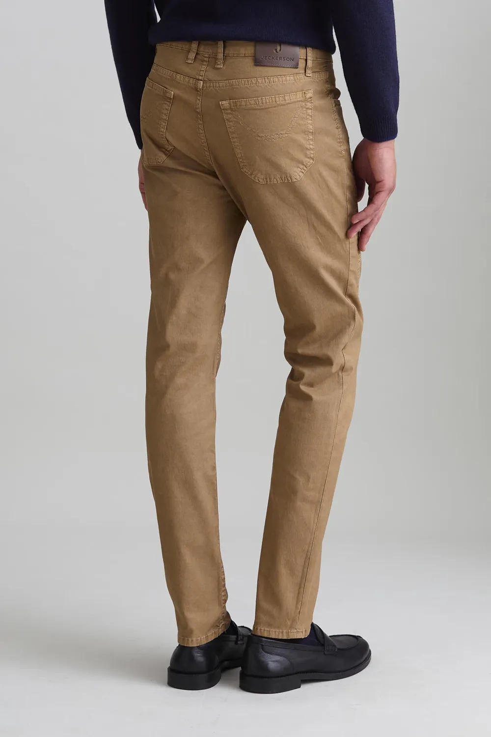 Jeckerson John Slim Fit Hose hellbraun Tencel