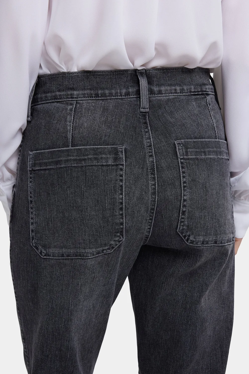 NYDJ Brooke Straight Jeans Vintage Noir locker