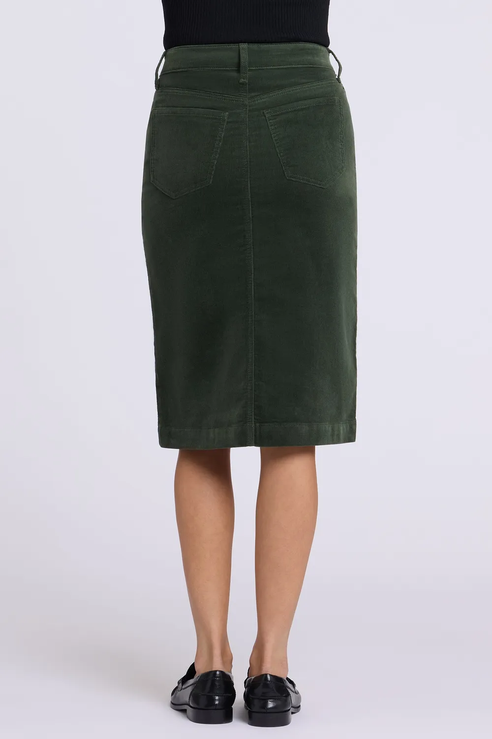 NYDJ 5 Pocket Midi Rock True Olive Cord