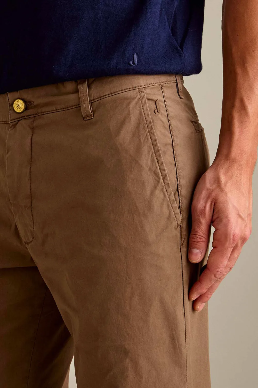 Jeckerson Jack Slim Fit Chinohose hellbraun