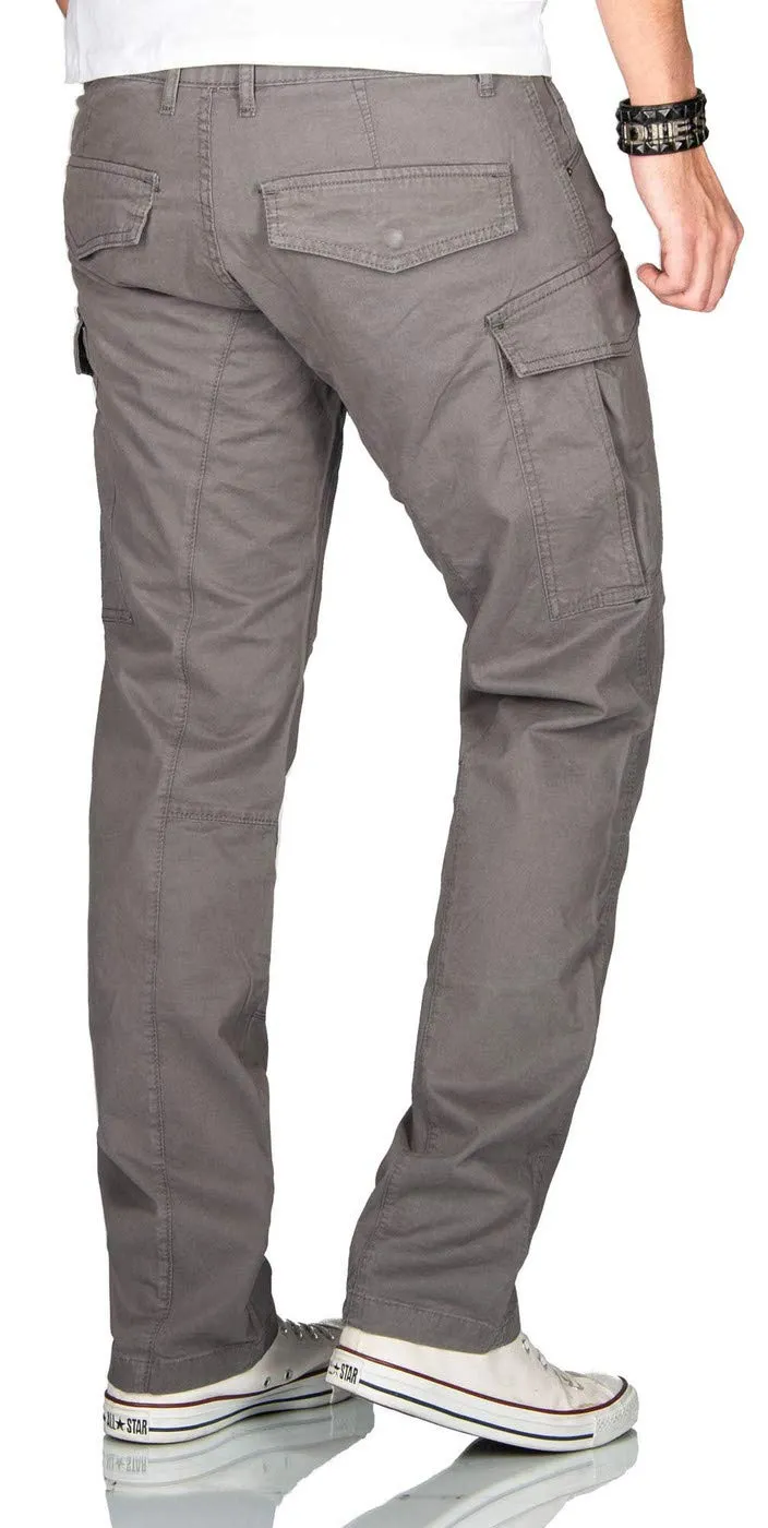 Alessandro Salvarini AS-032 Cargohose Stretch Schwarz