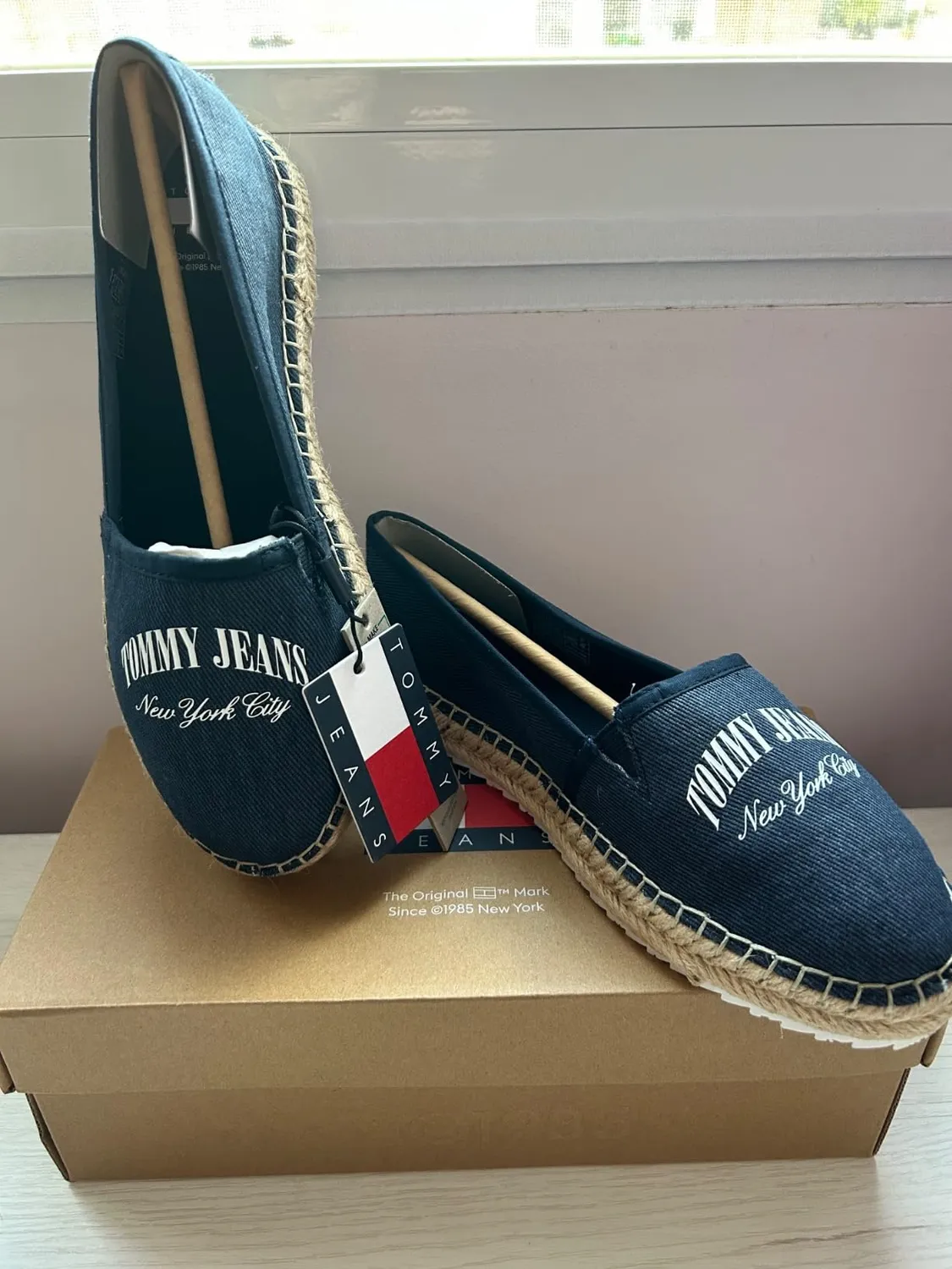 Tommy Jeans Espadrilles Stoffschuhe Schwarz 39