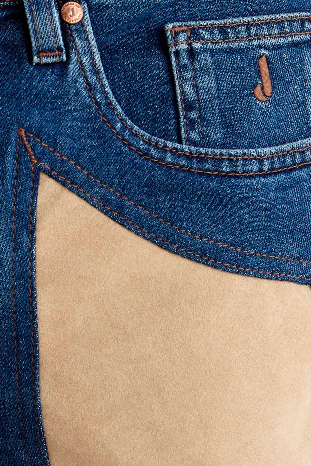 Jeckerson James Skinny Jeans Dunkelblau Alcantara