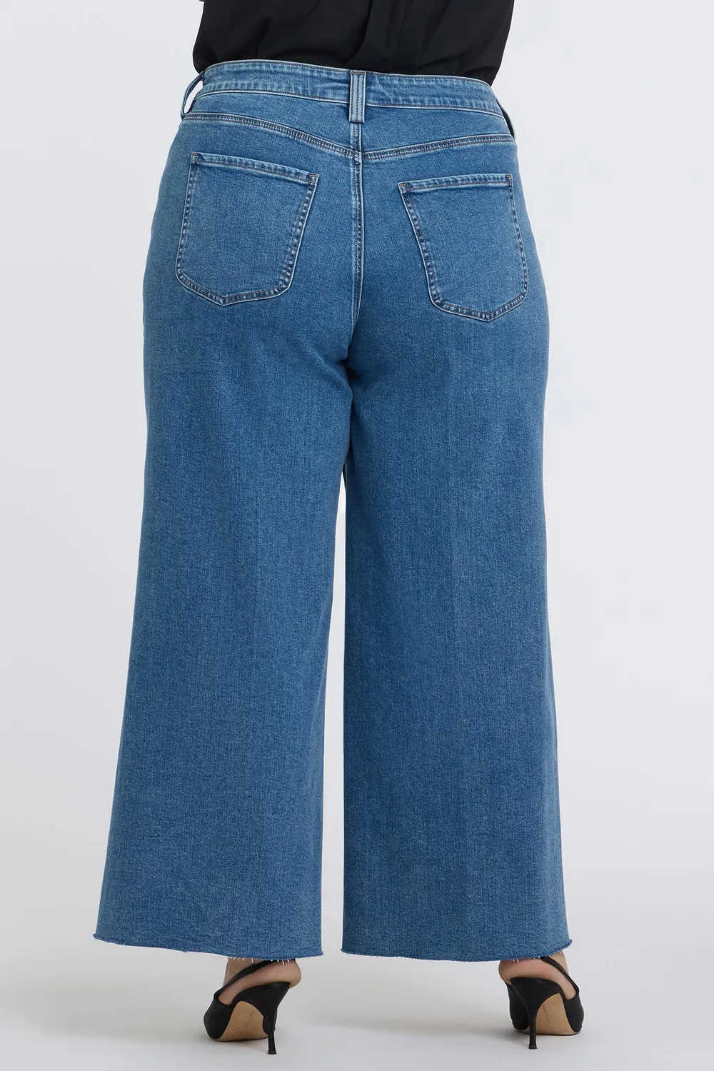 NYDJ Simone Wide Leg Jeans Salton Plus High-Rise