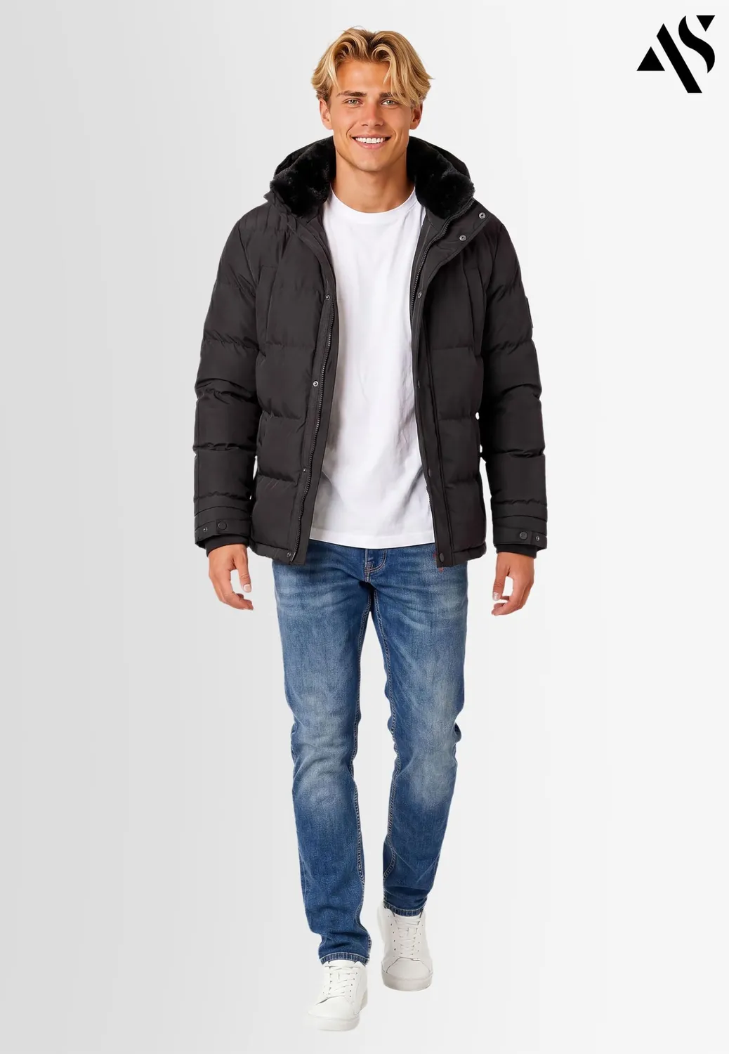Alessandro Salvarini AS-326 Winterjacke Herren wasserabweisend
