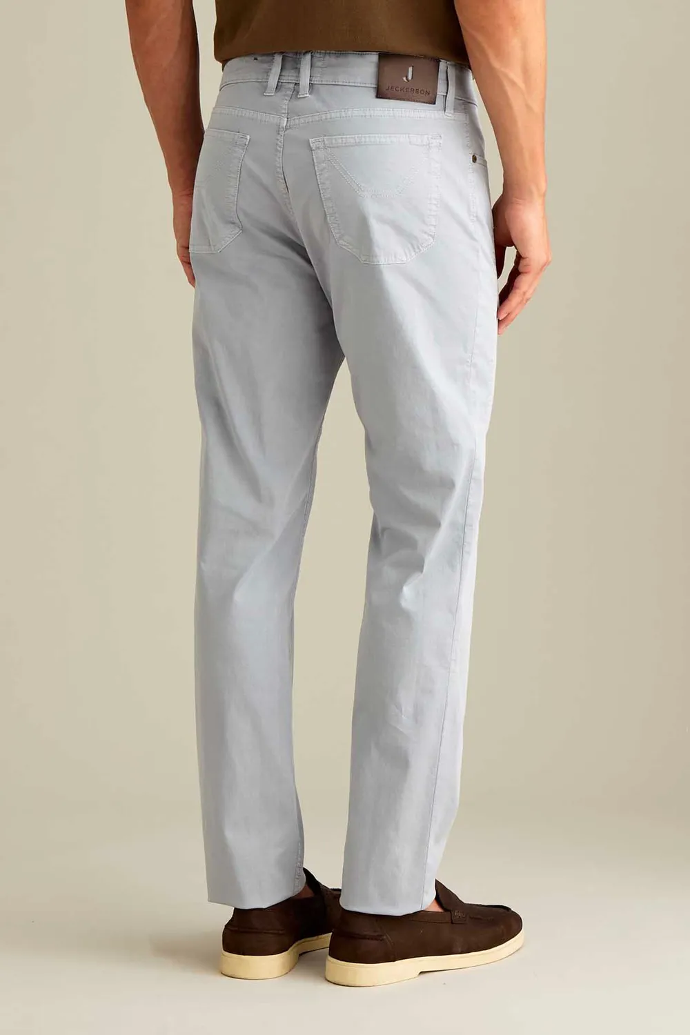 Jeckerson John Slim Fit Hose Zementgrau Raso Comfort