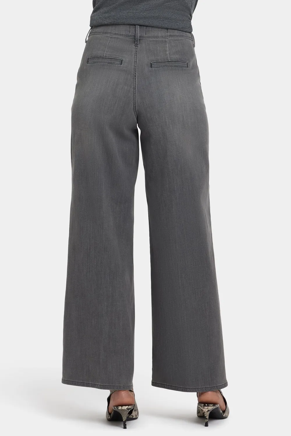 NYDJ Mona Wide Leg Trouser Jeans Chateau Shadow