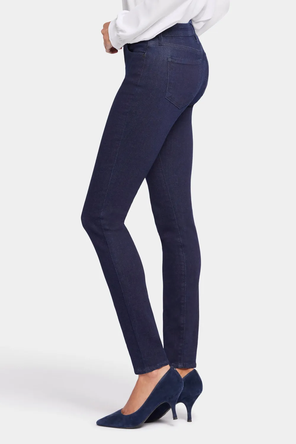NYDJ Ami Skinny Petite Jeans Rinse Dunkelblau