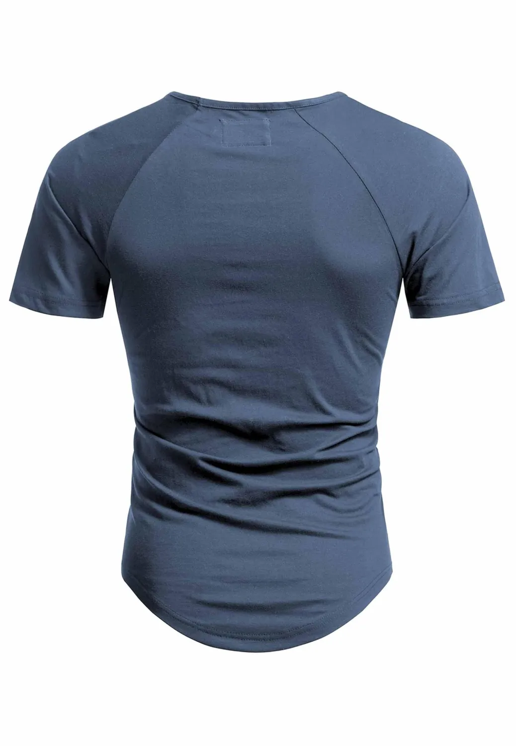 Alessandro Salvarini AS-076 T-Shirt Navy Baumwolle
