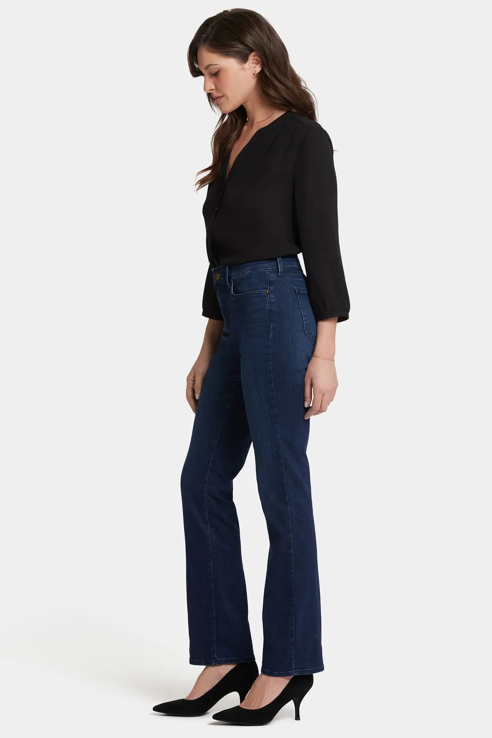 NYDJ Marilyn Straight Jeans Denslowe gerade Lift Tuck
