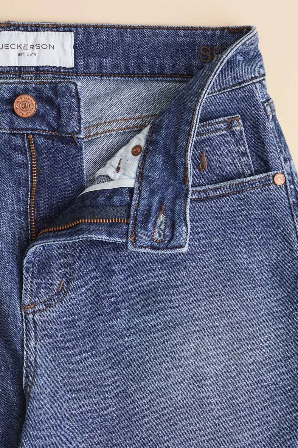 Jeckerson Jacqueline Denim Jeans mittelblau Stretch