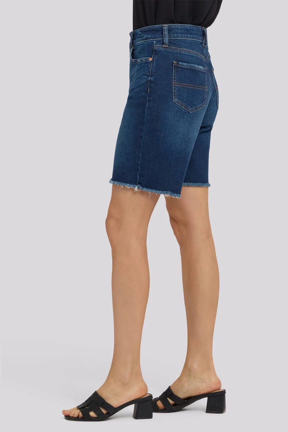 NYDJ Erin Shorts Denim Sunset Villa High Rise