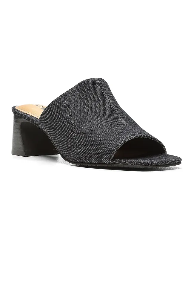 NYDJ Gwen Stretch Mules Indigo Denim-Pantoletten
