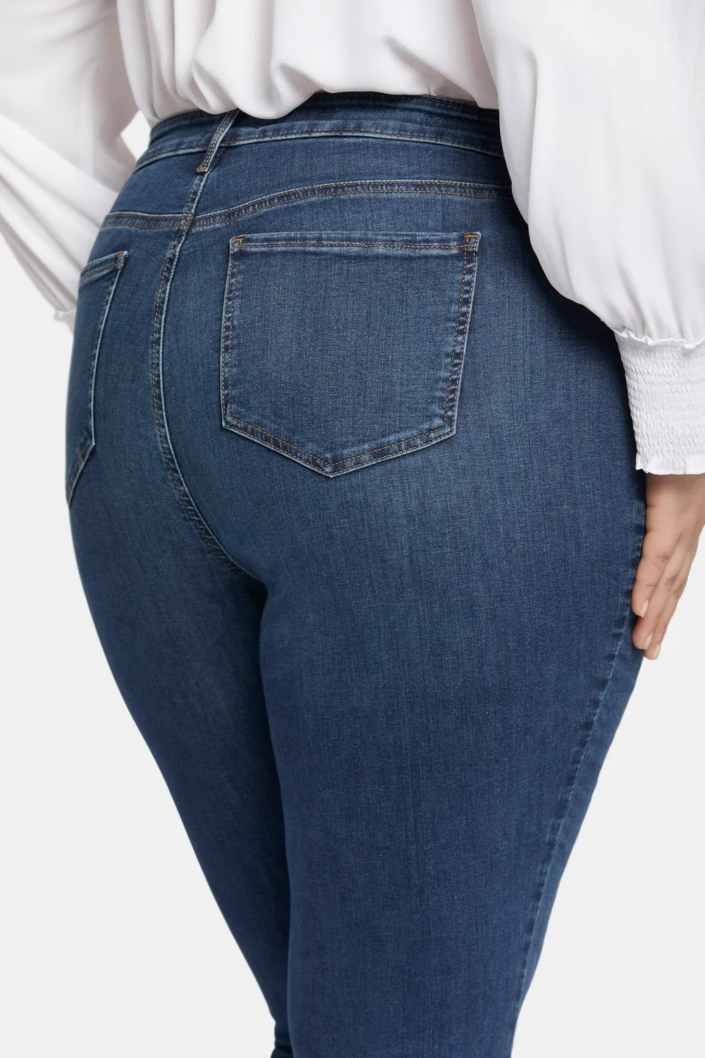 NYDJ Sheri Slim Jeans Cooper Plus Size mit Stretch
