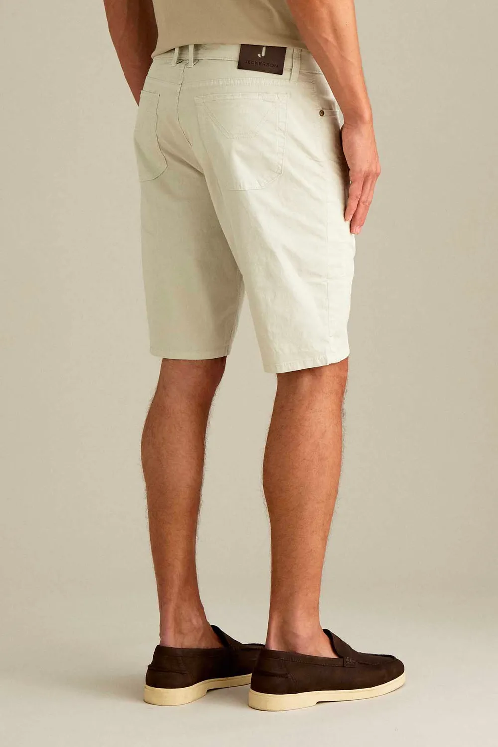 Jeckerson Jayden Bermuda Slim Fit hellgrau Herren