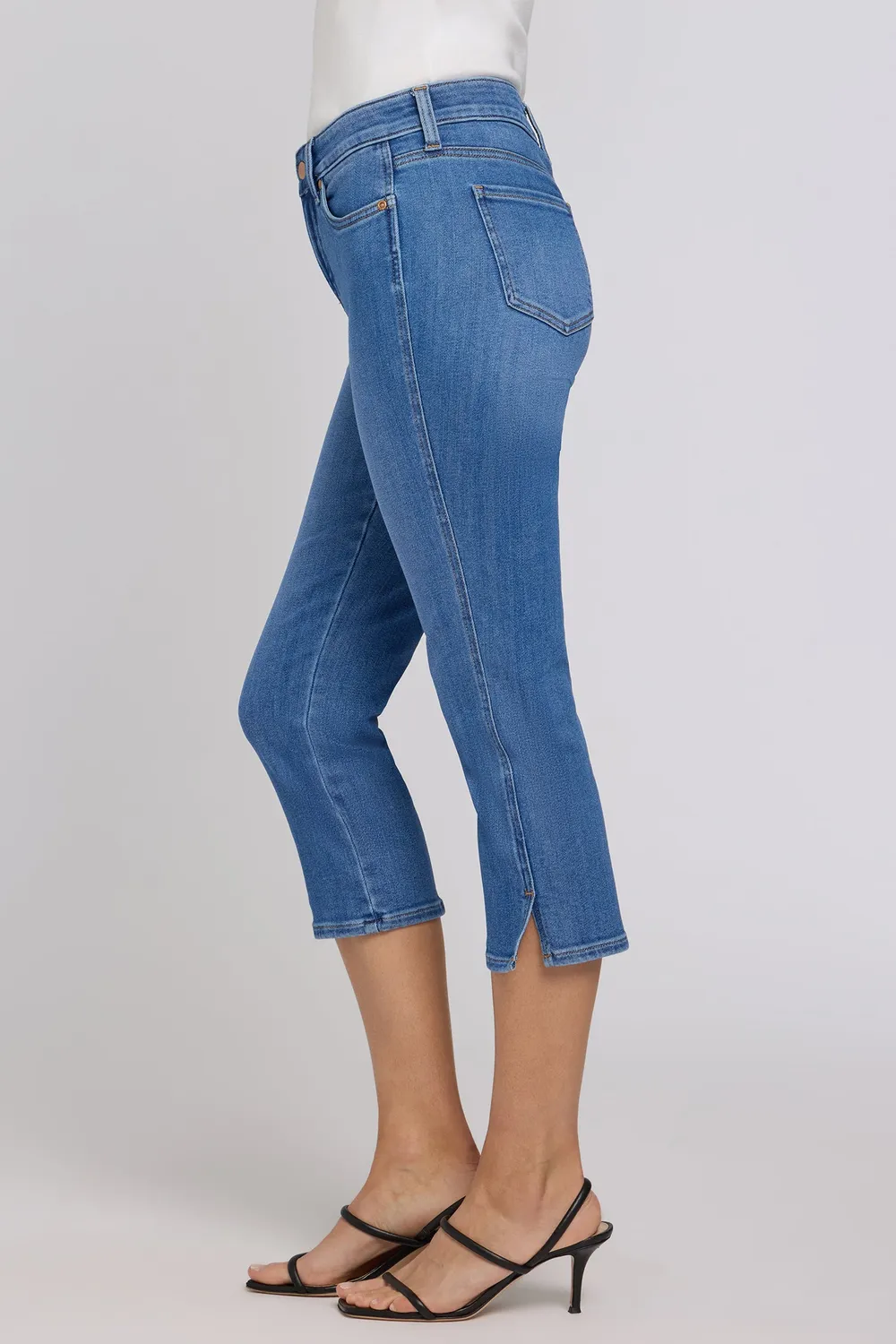 NYDJ Chloe Capri Jeans Blue Paradise
