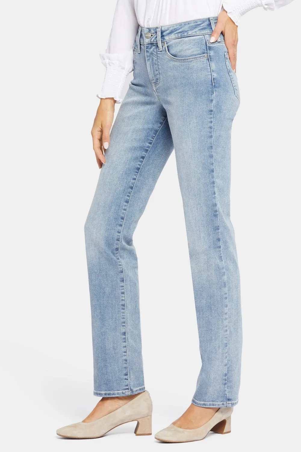 NYDJ Marilyn Straight Jeans Haley Petite Lift Tuck