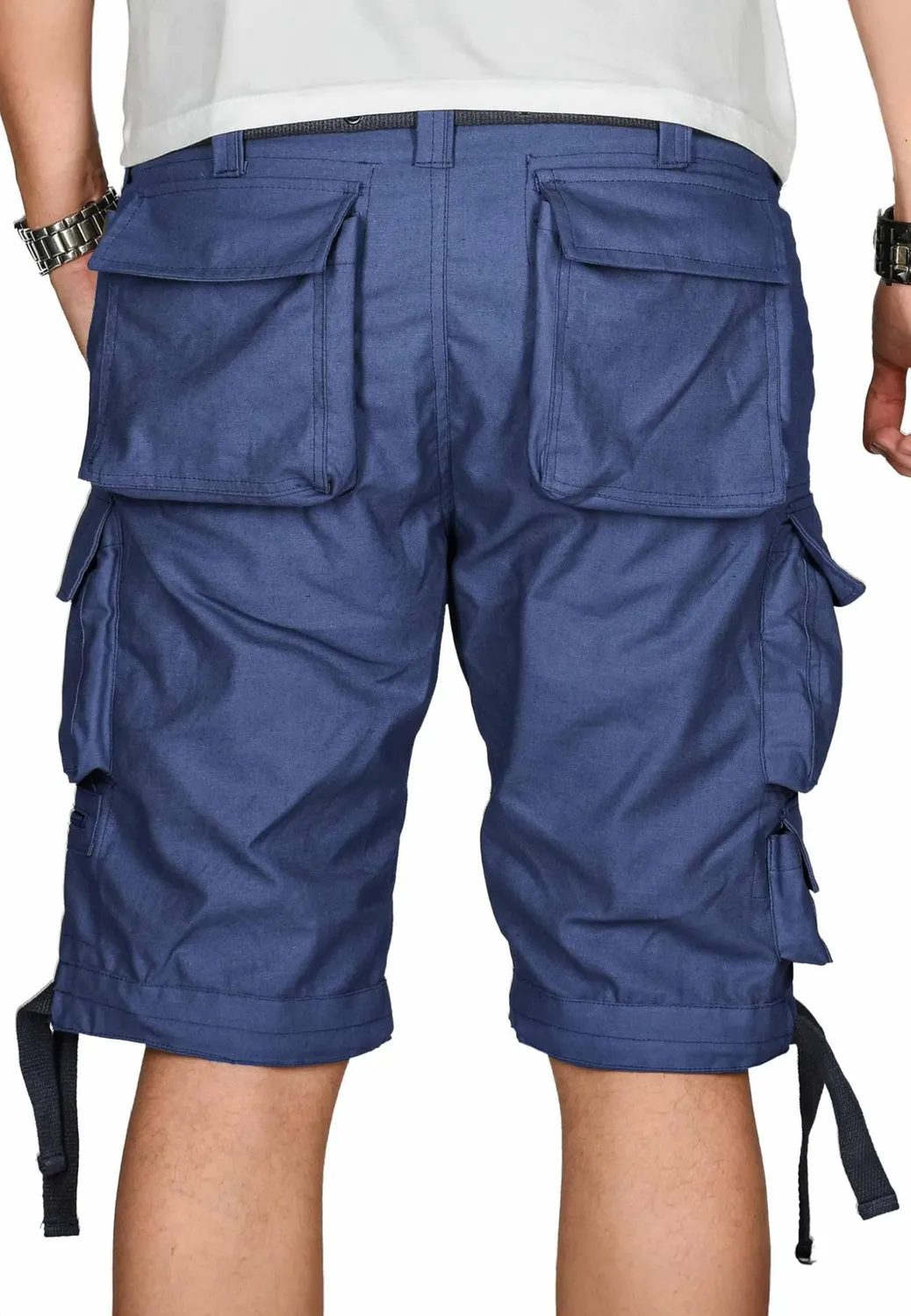Alessandro Salvarini AS-079 Cargo Shorts kurze Hose 8 Taschen