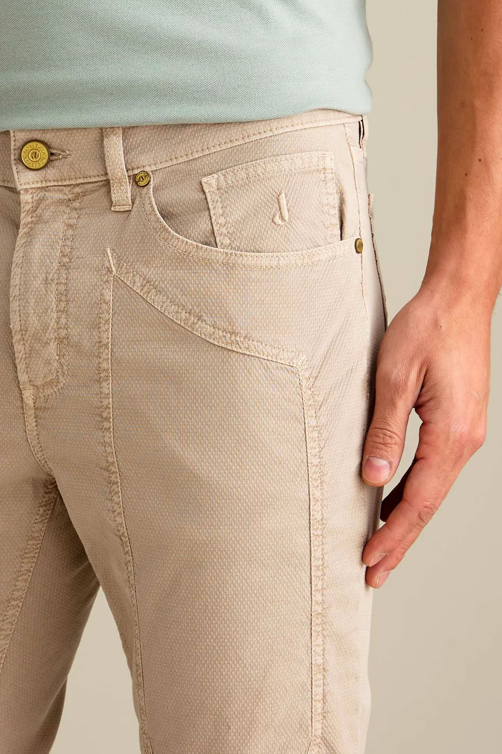 Jeckerson John Toppa Slim Hose beige zement