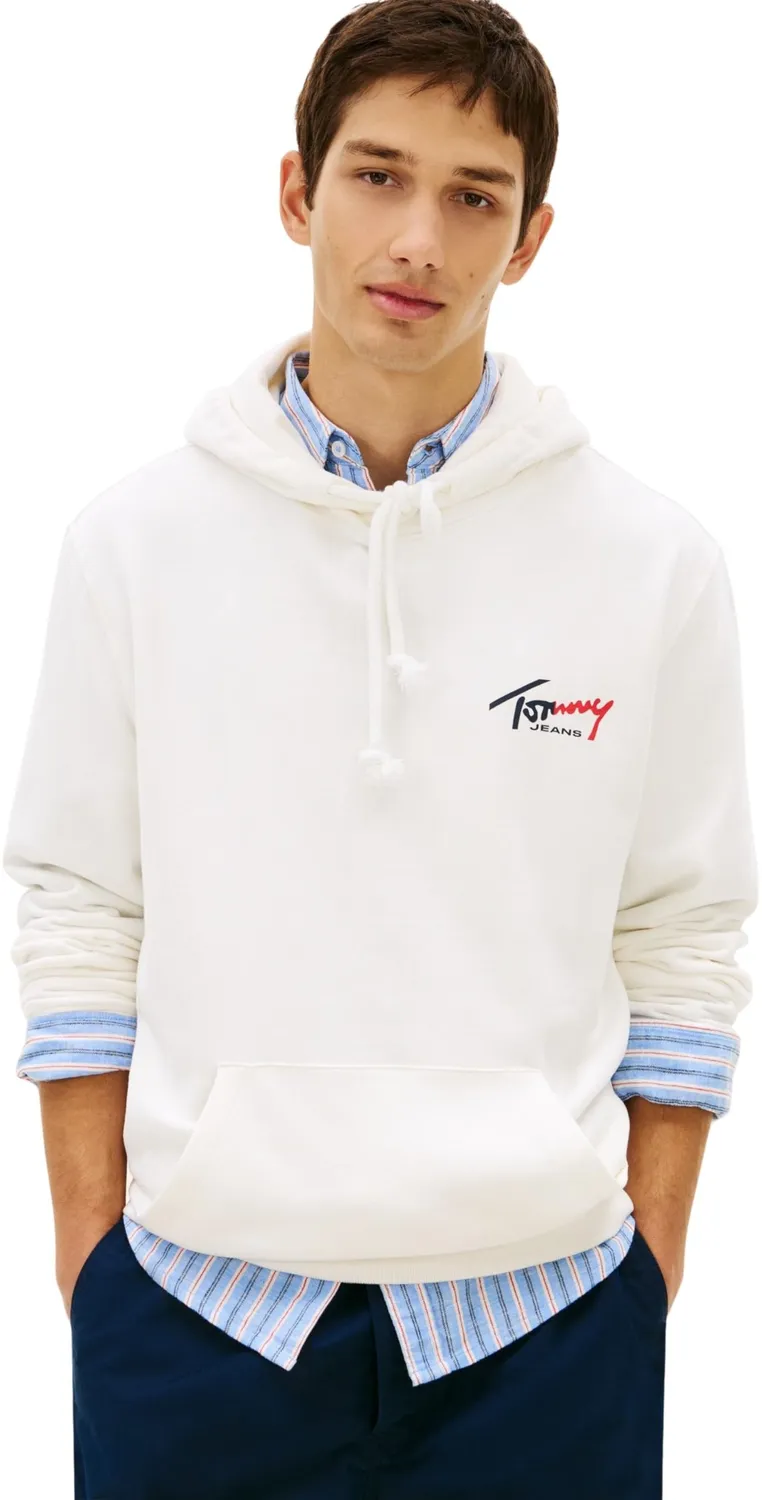 Tommy Jeans Kapuzenpullover XXL Schwarz Fleece