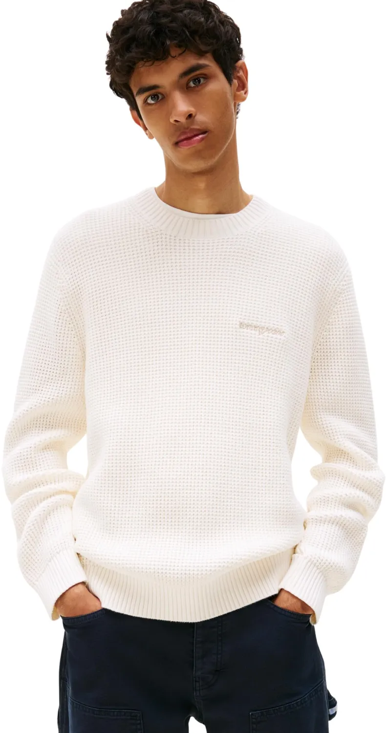 Tommy Jeans Script Chunky Strickpullover 3XL Blau