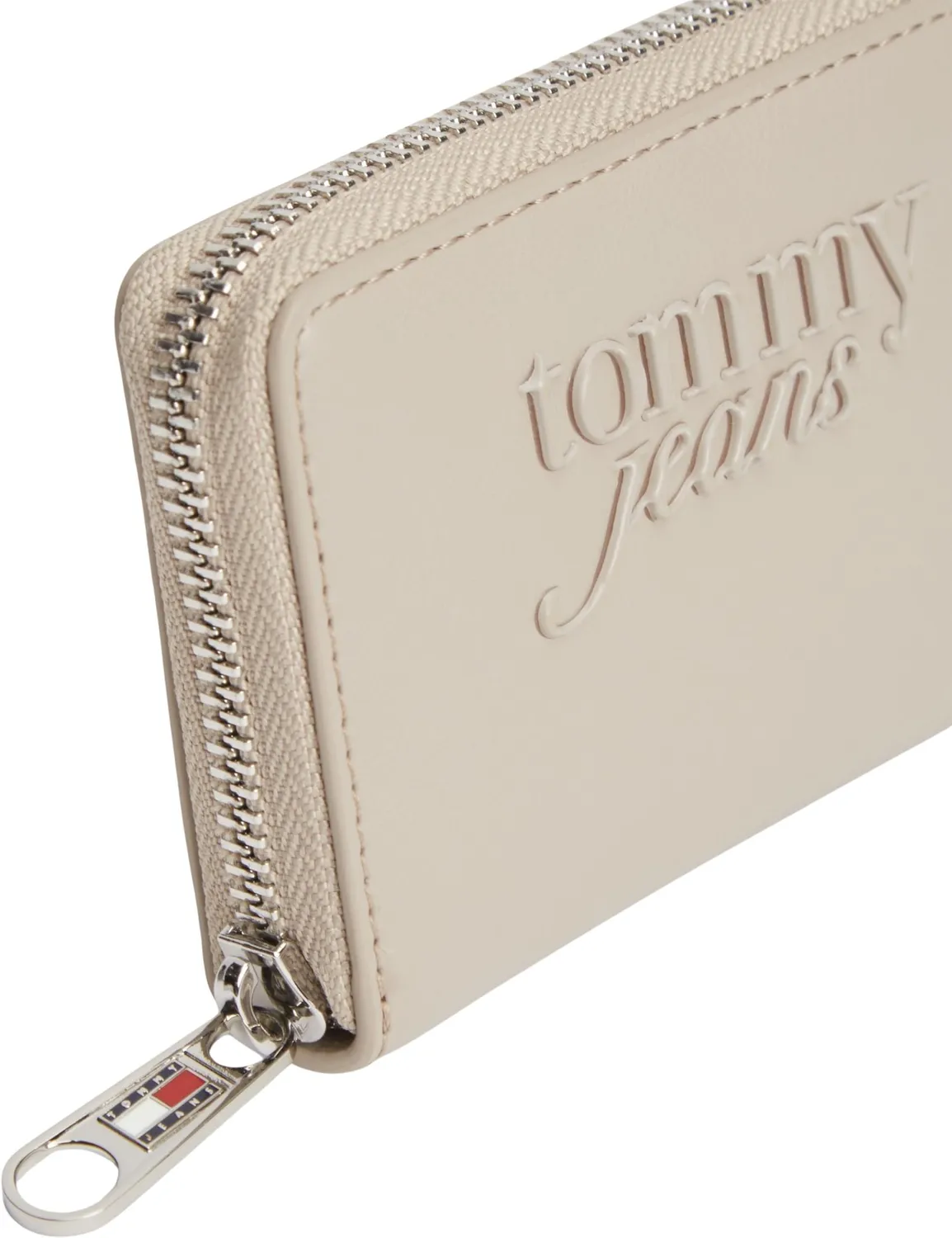 Tommy Jeans Must Small Geldbörse Beige Kunstleder