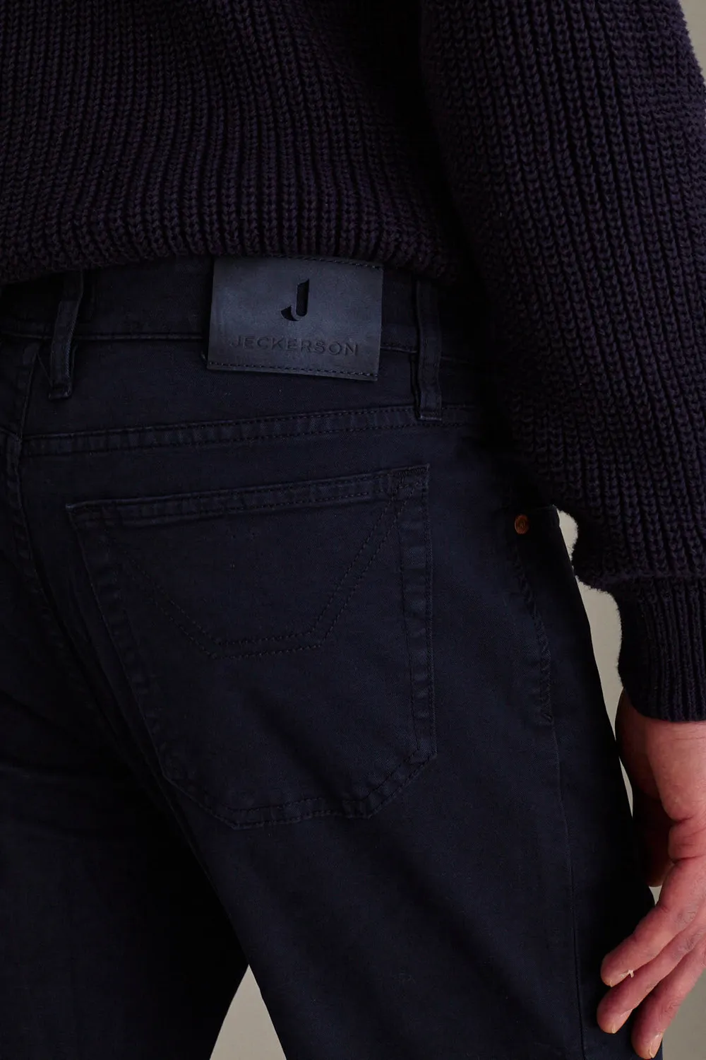 Jeckerson Jordan Hose Slim Fit dunkelblau Gabardine