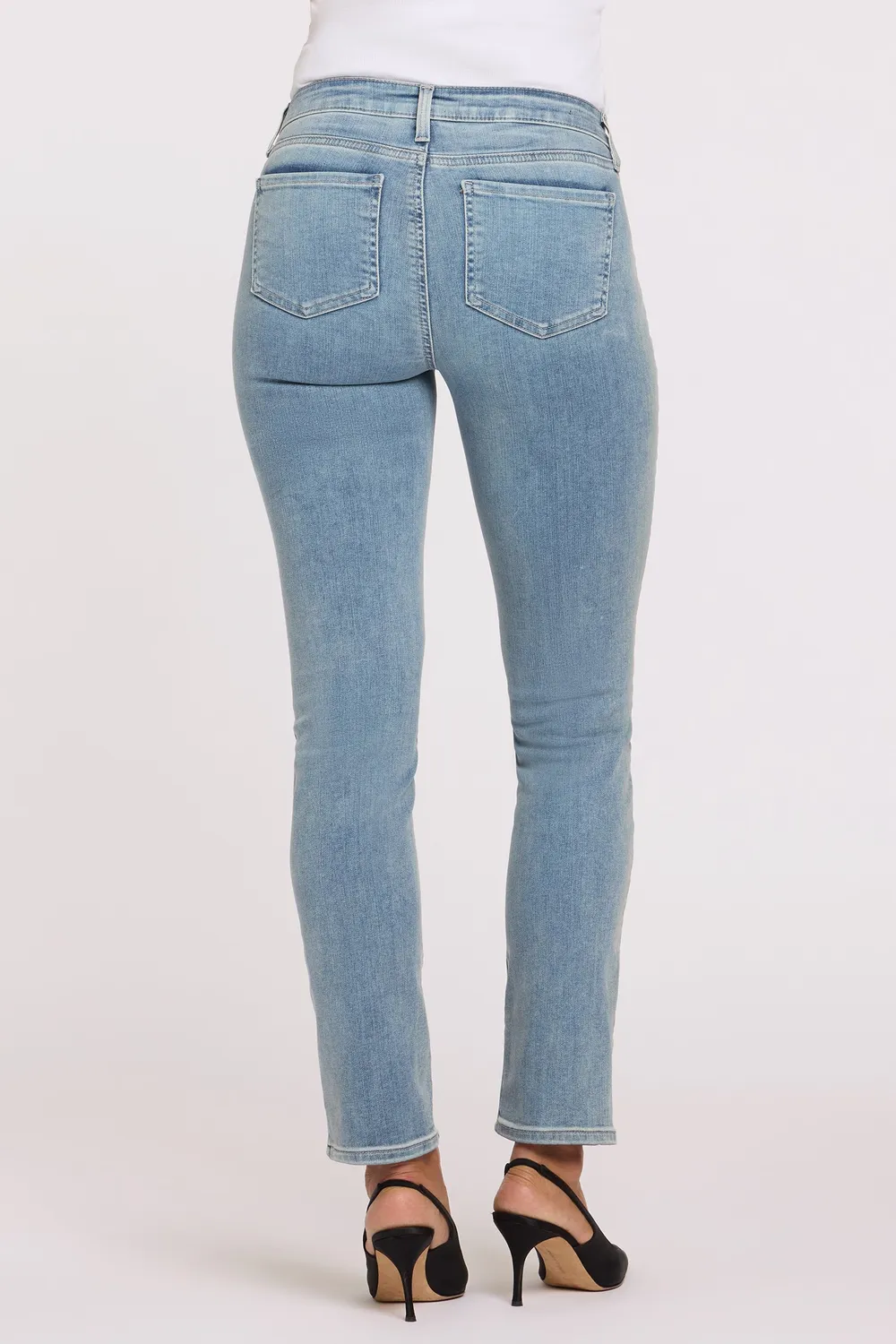 NYDJ Sheri Slim Jeans Petite Haley Blau