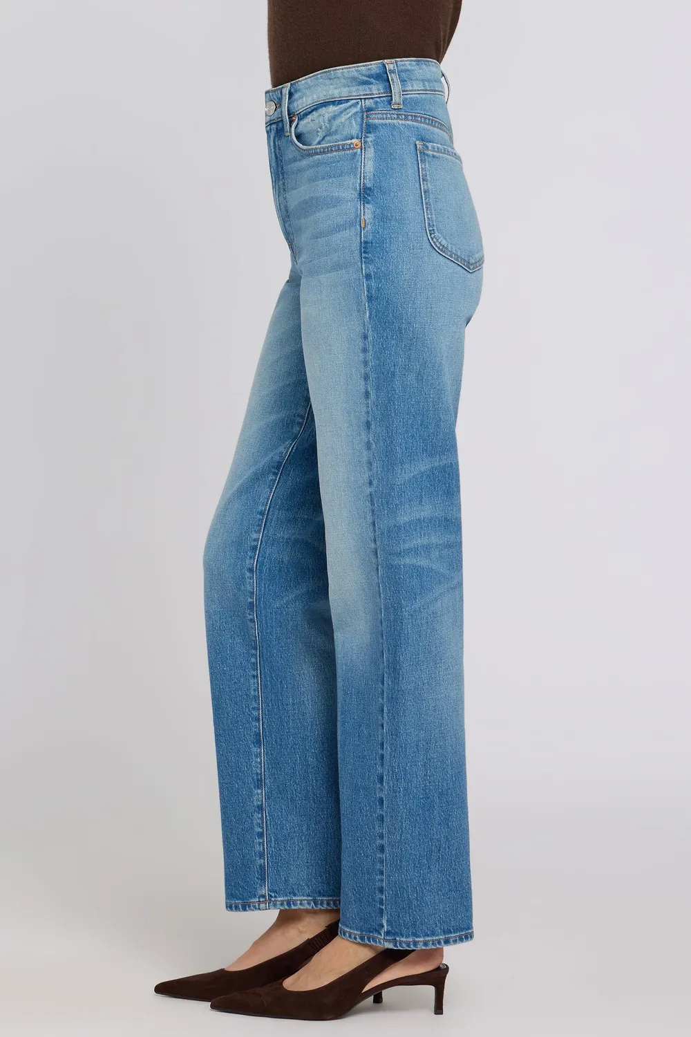 NYDJ Kasey Stovepipe Jeans Joaquin hellblau