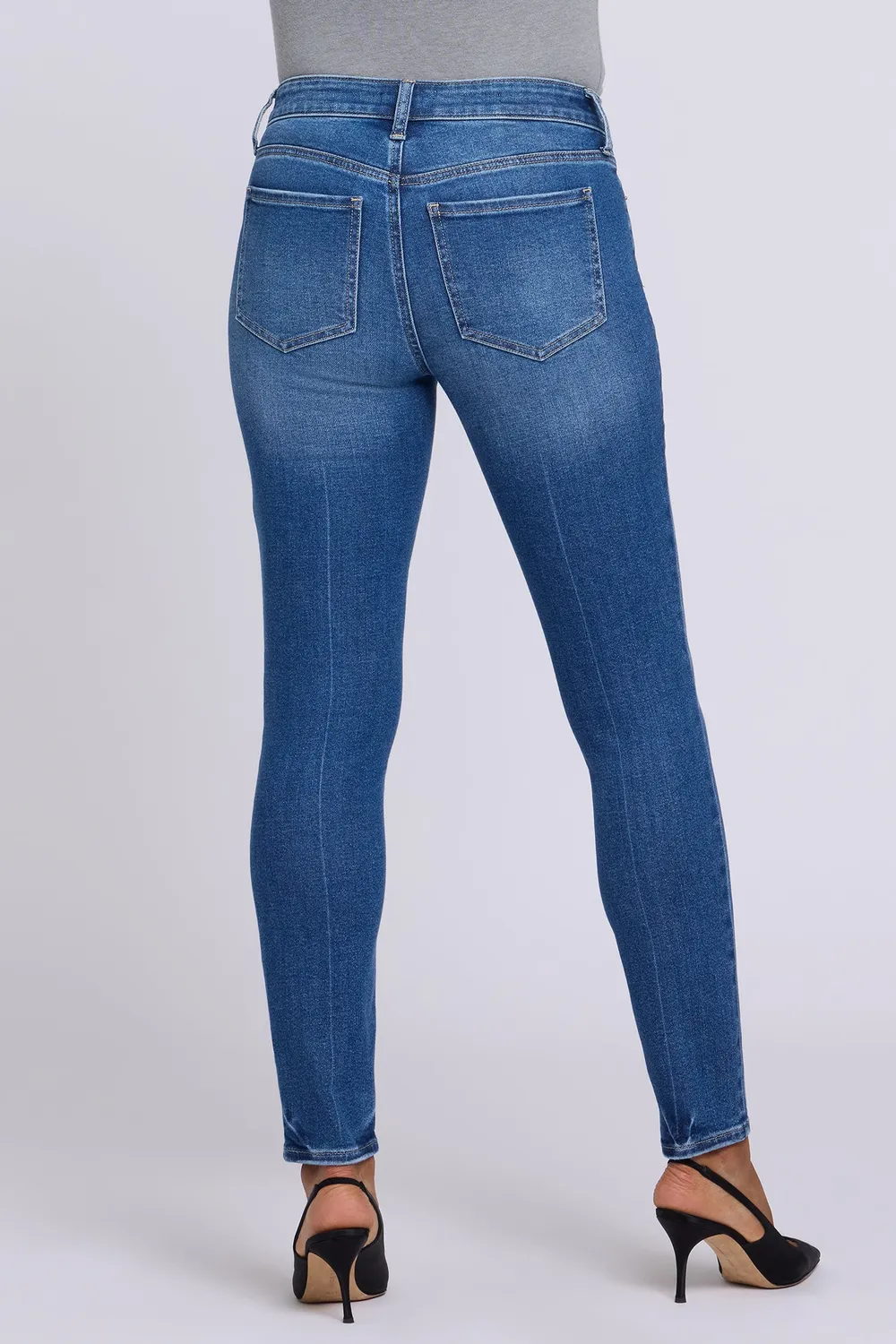 NYDJ Ami Skinny Petite Jeans Anthurium blau