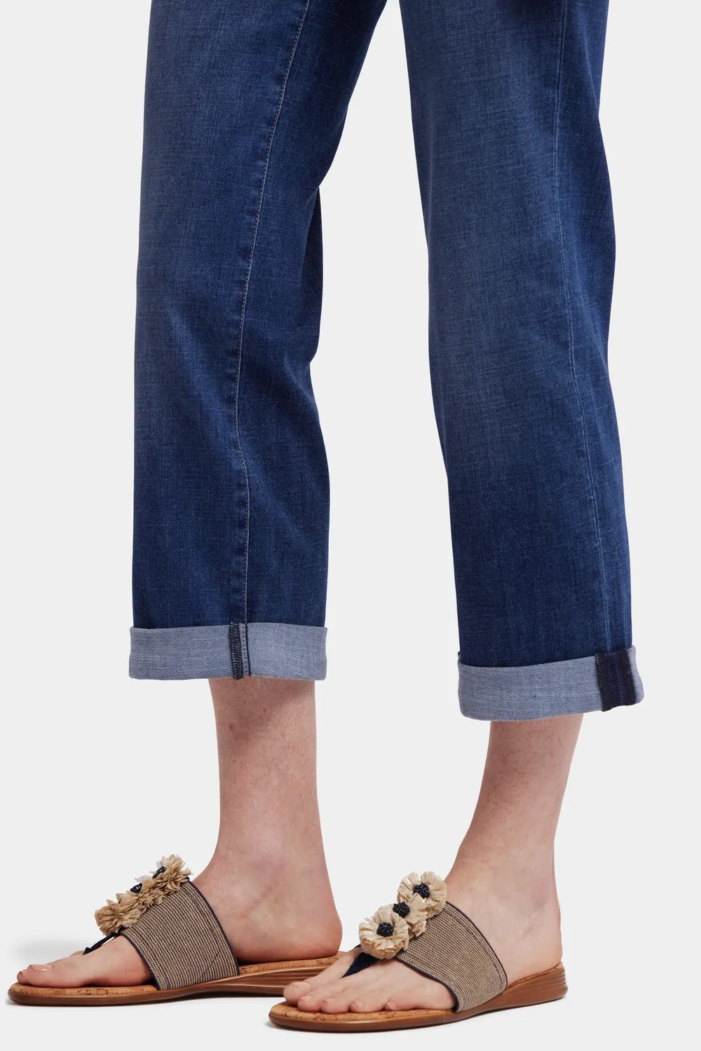 NYDJ Bailey Relaxed Straight Crop Jeans Asturia