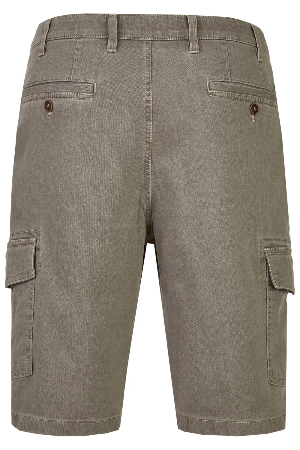 AUBI 616 Sommer Cargo Shorts Stretch Baumwolle Olive 24