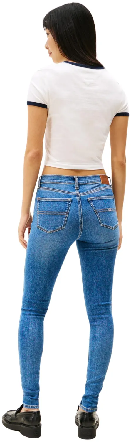 Tommy Jeans Nora Skinny Mid Rise Jeans Damen 27W/34L Medium