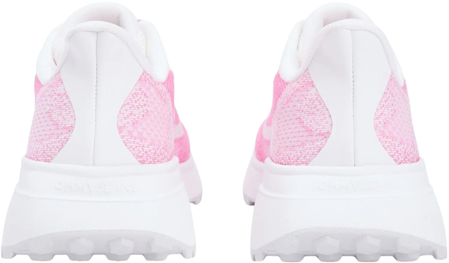 Tommy Jeans Sporty Knit Runner Sneaker Damen 38 Rosa