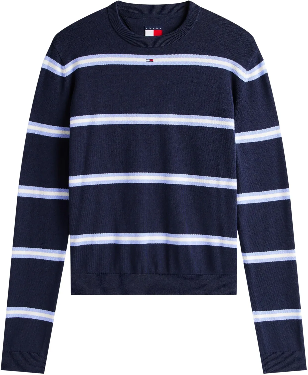 Tommy Jeans Essential Crew Pullover Damen XL Blau