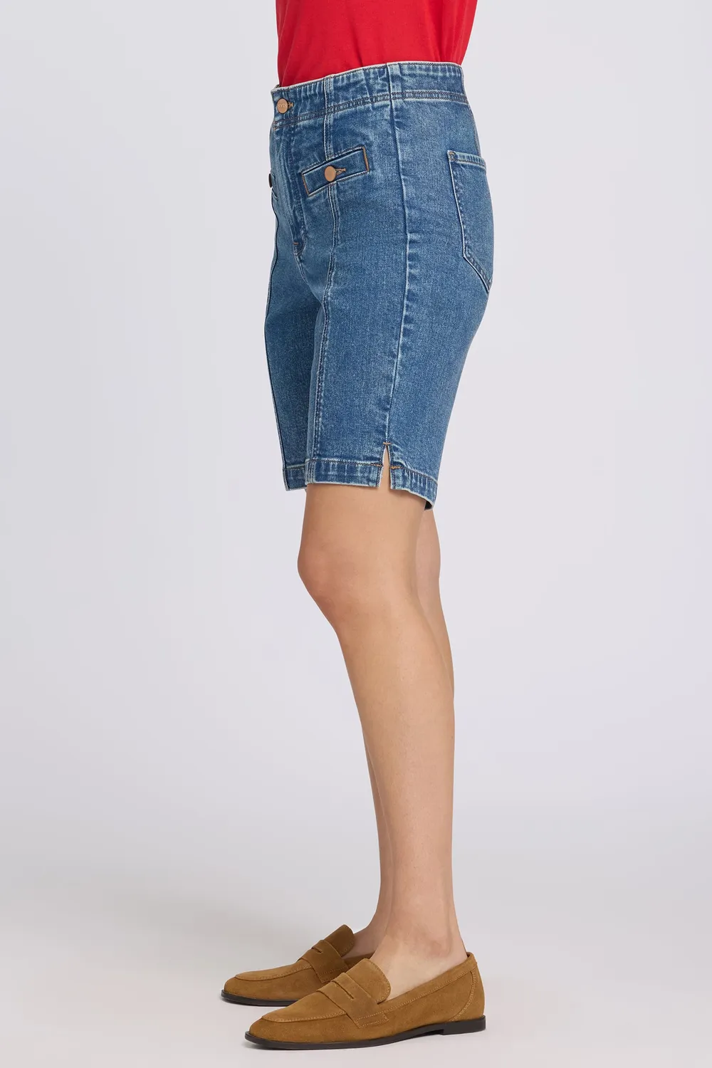 NYDJ Ella Denim Shorts Salton High Rise