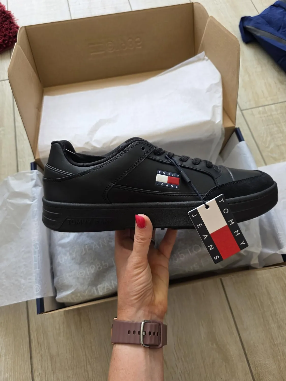Tommy Jeans TJM Cupsole Leather EM0EM01660 Sneaker 44,5 EU Leder