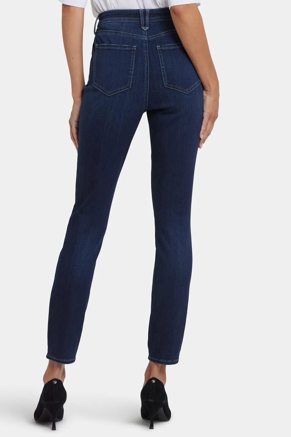 NYDJ Ami Skinny Jeans Ink Skyline High-Rise dunkelblau