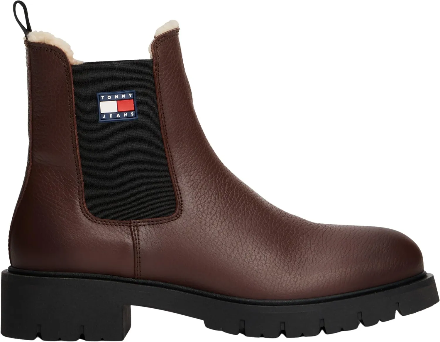 Tommy Jeans Chelsea Boots Damen mit Innenfutter Schwarz