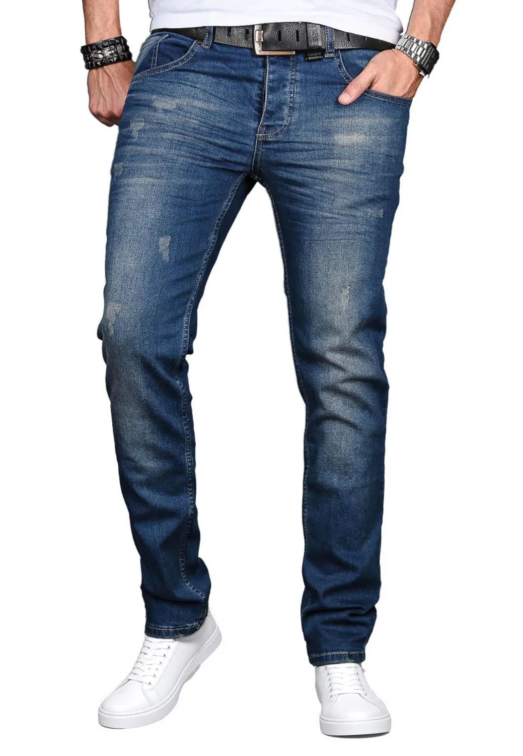 Alessandro Salvarini Slim Fit Jeans 38W 36L Stretch