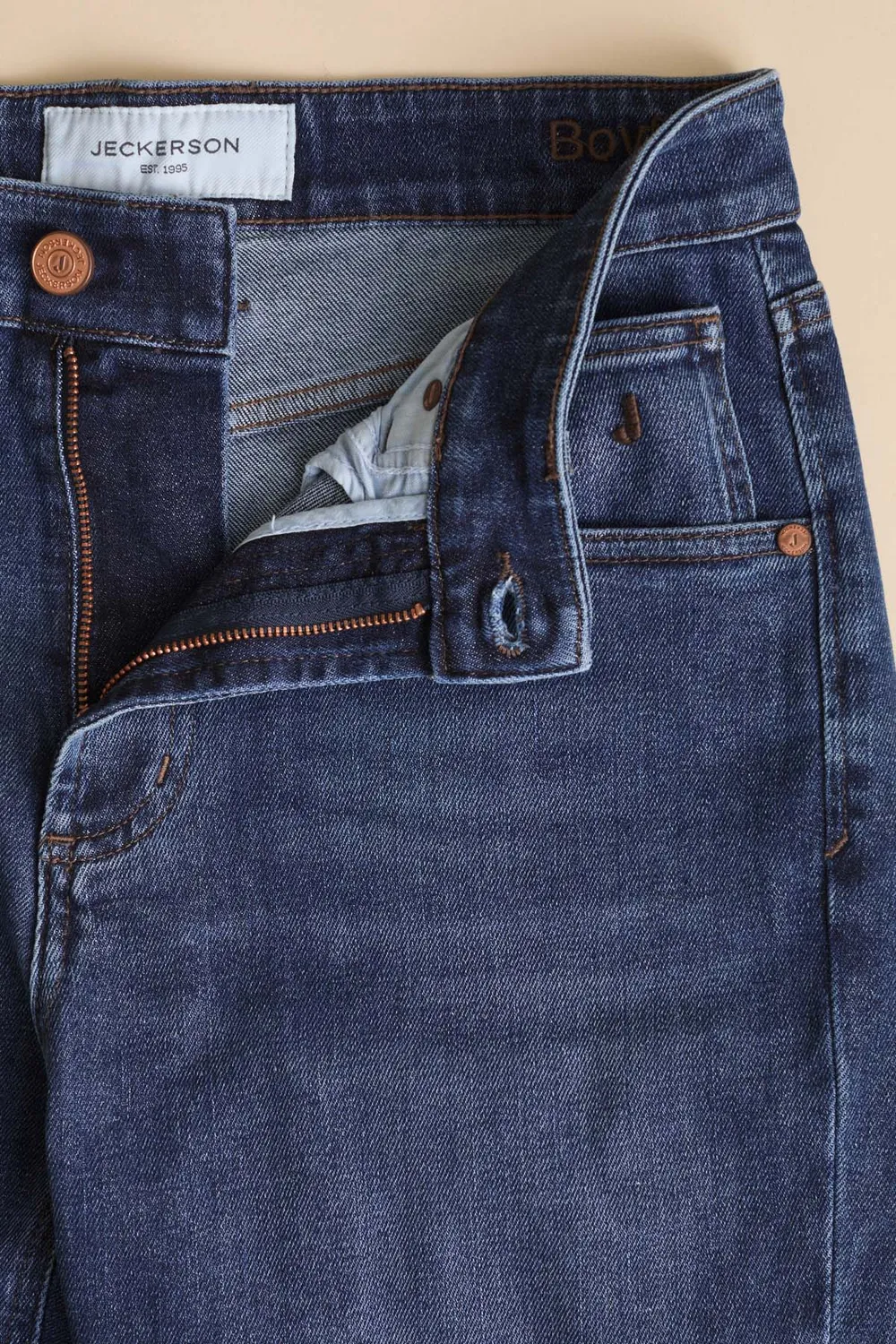 Jeckerson Julia Boyfriend Jeans Dunkelblau Stretch